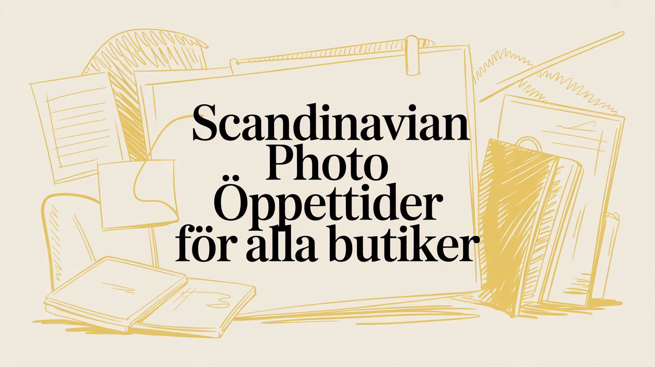 Scandinavian Photo ppettider F r Alla Butiker Klara F rdiga Film